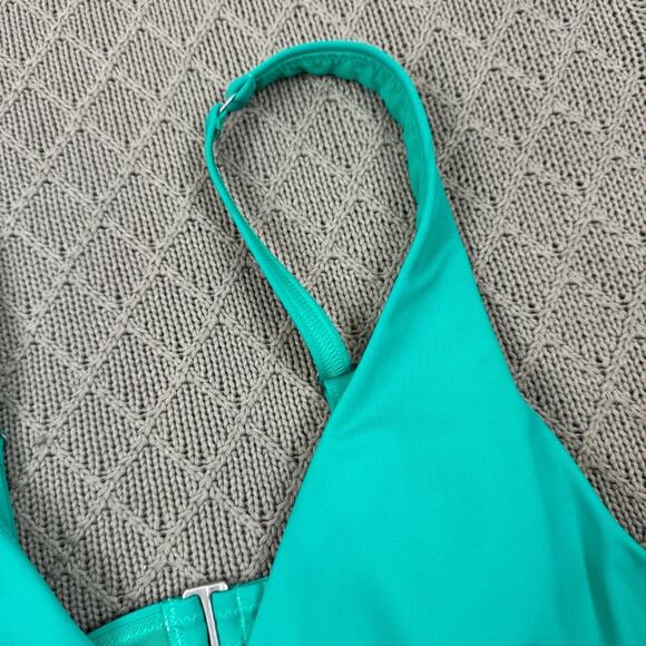 Athleta Green Bikini Top ~ 34 B/C - Picture 4 of 8